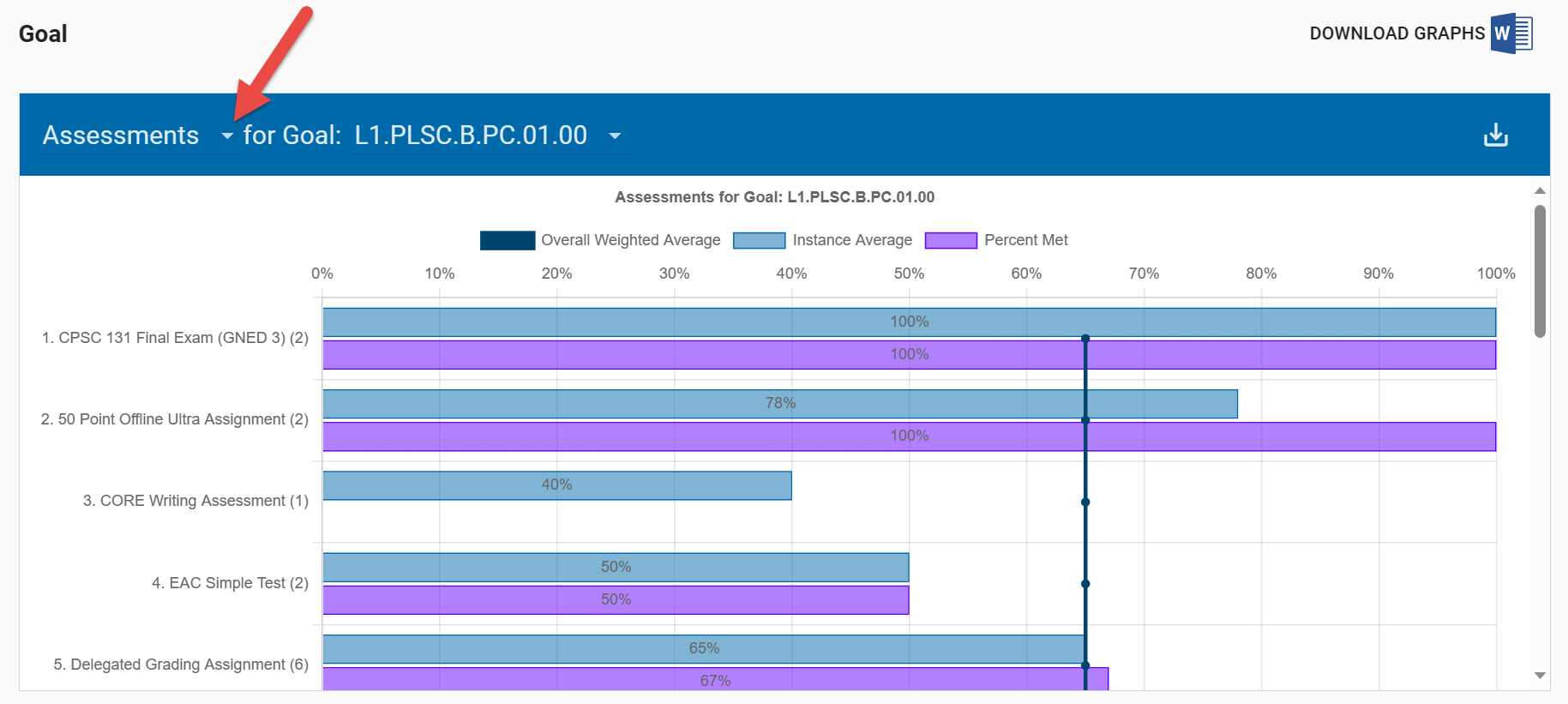 Goals - Goal Pre-Select